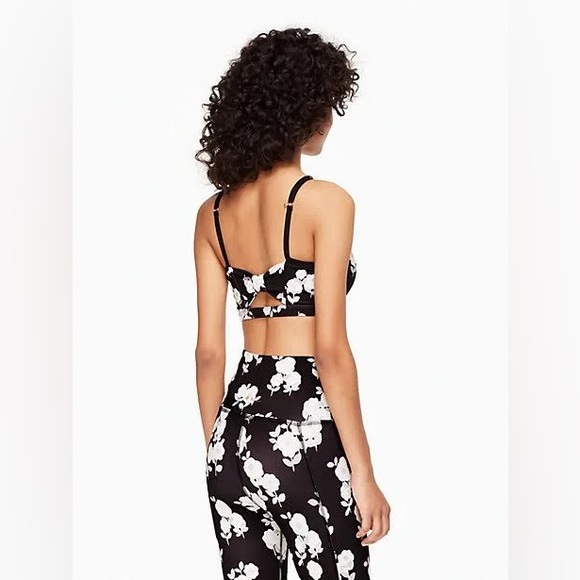 Kate Spade x Beyond Yoga Cinched Side Bow Legging in Floral Garden - Picture 4 of 5